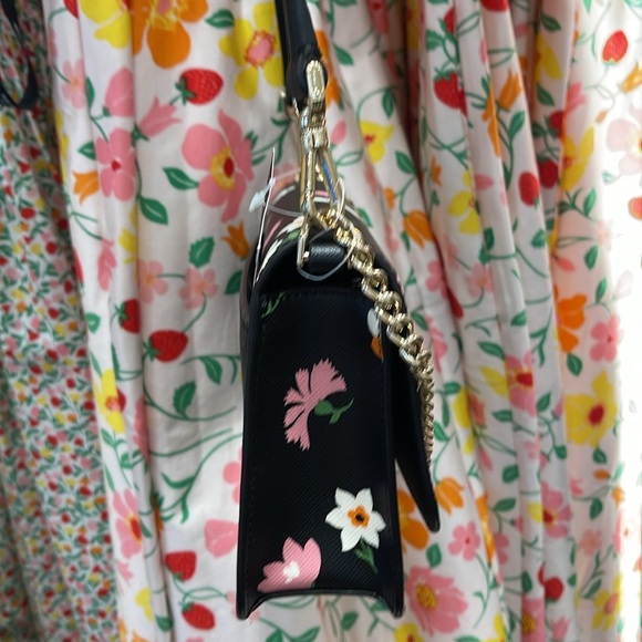 Kate Spade Madison Floral Waltz Small Flap Crossbody
Black Multi 
NWT - Picture 7 of 16